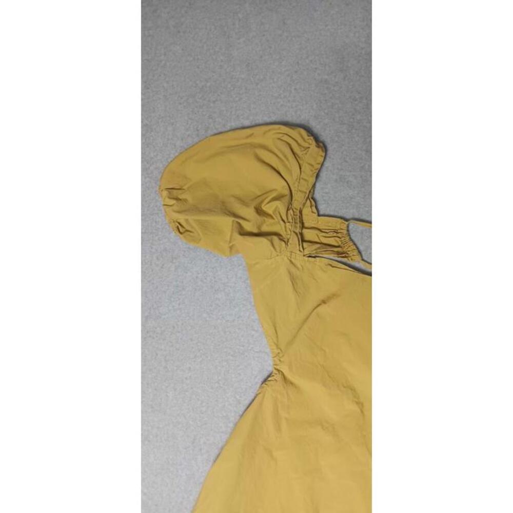 Nasty Gal Collection Puffed Sleeves Mini Dress Womens Size 2 Light Brown Open... - Picture 4 of 12